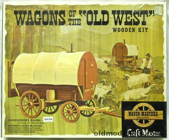 Craft Master Sheepherders Wagon - Wagons of the Old West Series, 109-350 plastic model kit